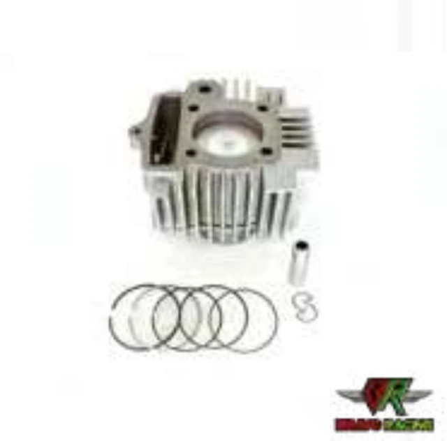 Cilindro Motor Pop 100 C/Pistão & Anéis Kit Prata