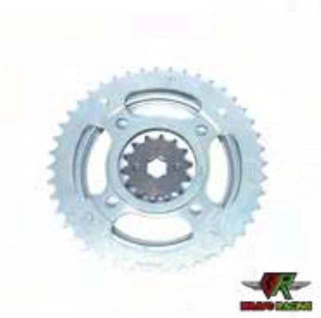 Kit Coroa Prata + Pinhão Titan 00/04 / Fan 05/08 428H 44T / 14T
